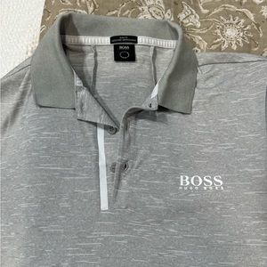 Hugo Boss Slim fit moisture management polo shirt size L